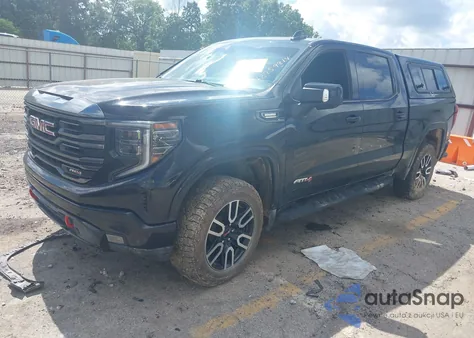 2022 GMC Sierra 4Wd Short Box At4 z USA, uszkodzony, nr VIN 1GTUUEET5NZ633277